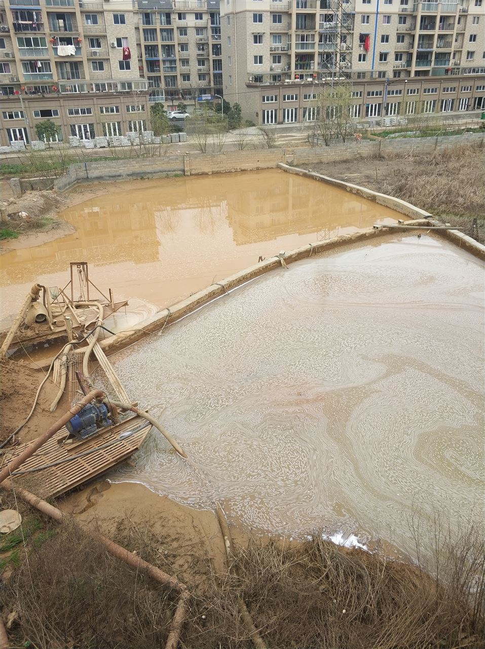 和田市沉淀池淤泥清理-厂区废水池淤泥清淤