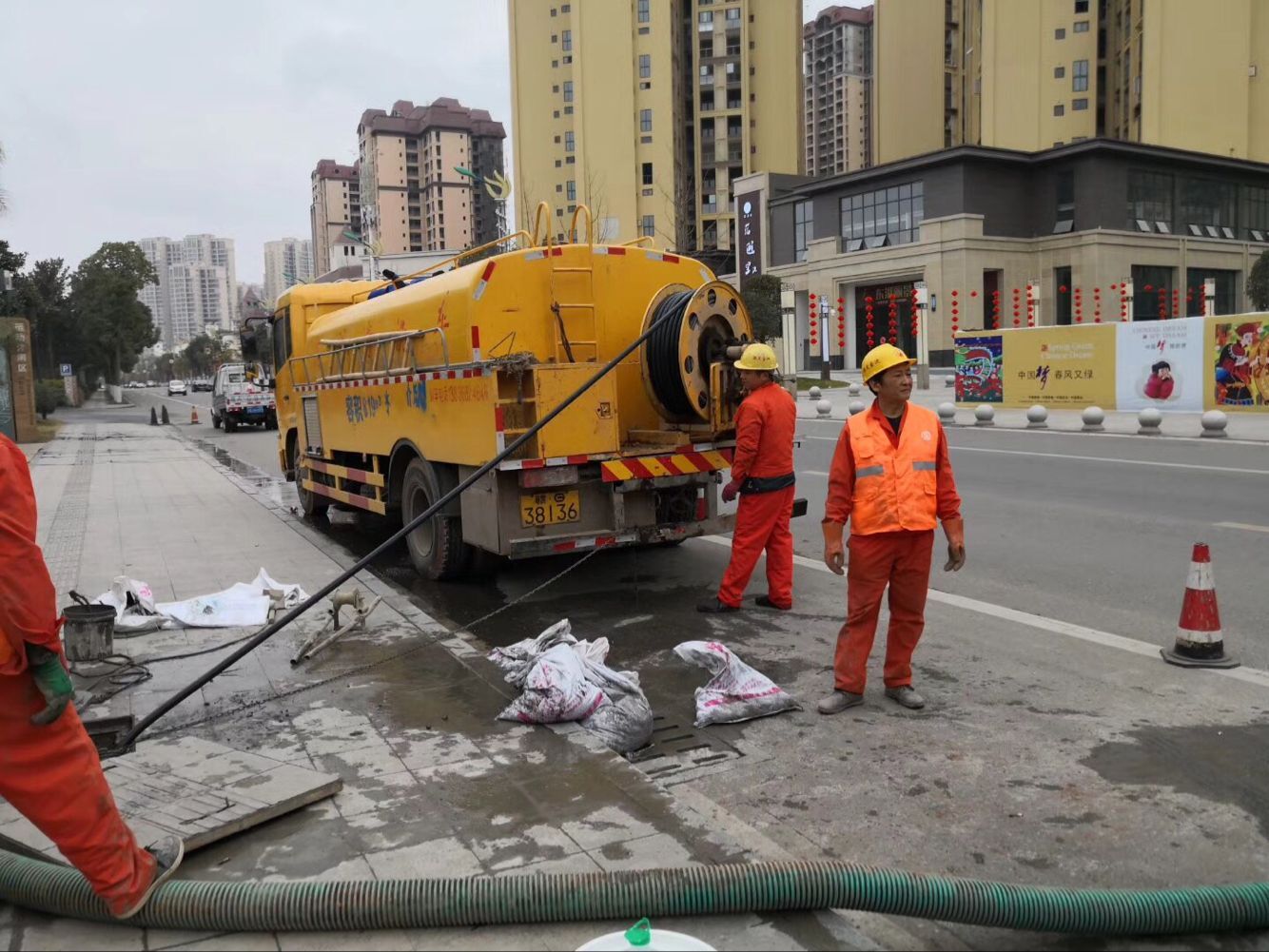 和田市排污管道清淤-管道清洗